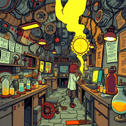 Whose Lab Is It Anyway? - Text-based game