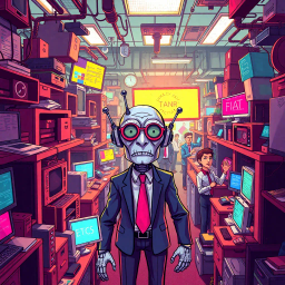 Moq Boy: Corporate Collapse - Text-based game