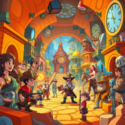 ChronoClash: Whose Time Is It Anyway? - Text-based game