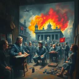 Hitler's Two Balls: Conquering Stalingrad - Text-based game