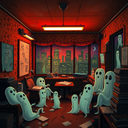 Hello, Whose Ghost Is It Anyway? - Text-based game