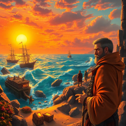 Galleon Gauntlet - Text-based game