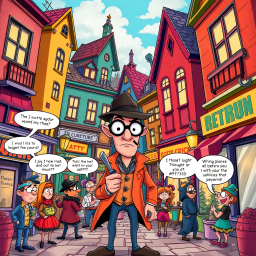 Whodunit: The Hello Hilarity - Text-based game