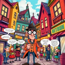 Whodunit: The Hello Hilarity - Text-based game