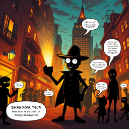 Whose Shadow Is It Anyway? - Text-based game