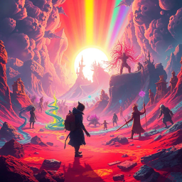Spectrum Wars: Which Dimension is it Anyway? - Text-based game