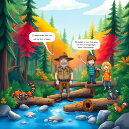 Logjam Chronicles: Whose Logs Are These, Anyway? - Text-based game