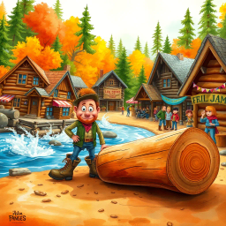 Log Jam Bandits - Text-based game