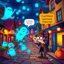 Whose Ghost Is It Anyway? - Text-based game