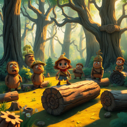 Log Jam: Who's Logs Are These Anyway? - Text-based game