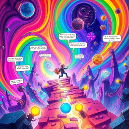 Spectrum Wars: Which Dimension Is It Anyway? - Text-based game