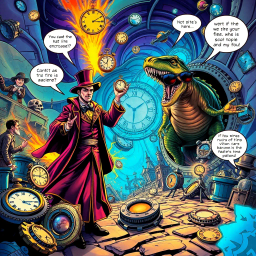 Chronoclash: Whose Time Is It Anyway? - Text-based game