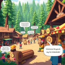 Logjam Chronicles: Whose Logs Are These, Anyway? - Text-based game