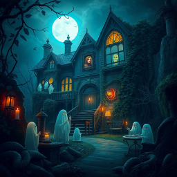 Whose Ghost is it Anyway? - Text-based game