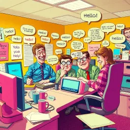Whose Hellos Are These, Anyway? - Text-based game