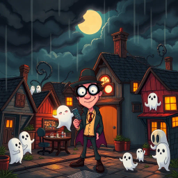 Whose Ghost Is It Anyway? - Text-based game