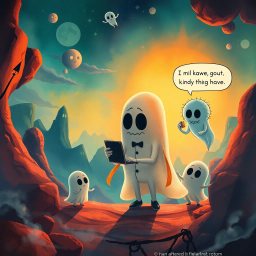 Whose Ghost Is It Anyway? - Text-based game