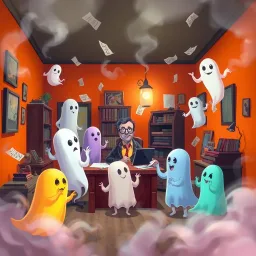 Whose Ghost is it Anyway? - Text-based game