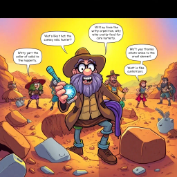 Relic Rumble: Whose Is It Anyway? - Text-based game