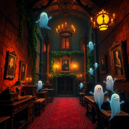 Whose Haunt is This? - Text-based game
