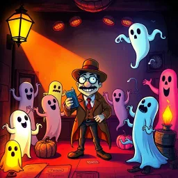 Whose Ghost is it Anyway? - Text-based game