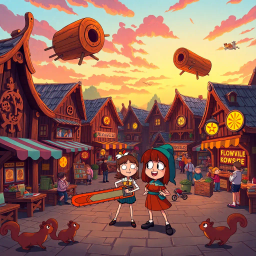 Log Jammin' Showdown - Text-based game
