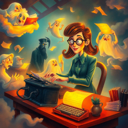 Whose Ghost Is It Anyway? - Text-based game
