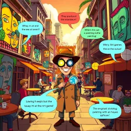 Whose Face Is This, Anyway? - Text-based game