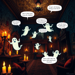 Ghostly Banter - Text-based game