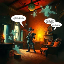 Whose Haunt Is This? - Text-based game