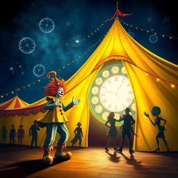 ChronoClowns: The Time-Twisted Circus - Text-based game