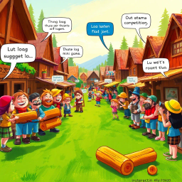 Log Jam: Whose Logs Are These, Anyway? - Text-based game