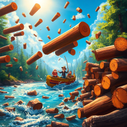 Log Jam: Whose Logs Are These, Anyway? - Text-based game