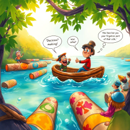 Log Jam: Whose Logs Are These, Anyway? - Text-based game