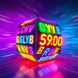 Spinning Glyph Cube - Text-based game