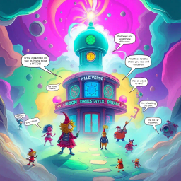 Spectrum Wars: Which Dimension is it Anyway? - Text-based game
