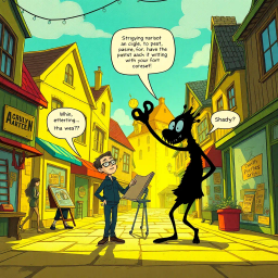 Whose Shadow Is It Anyway? - Text-based game