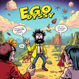 Ego Odyssey: Whose Adventure is it Anyway? - Text-based game