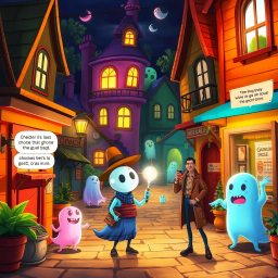 Whose Ghost Is It Anyway? - Text-based game