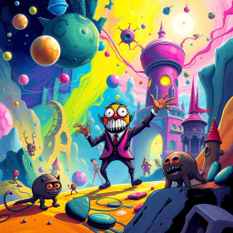 Spectrum Wars: Which Dimension Is It Anyway? - Text-based game