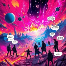Spectrum Wars: Which Dimension Is It Anyway? - Text-based game
