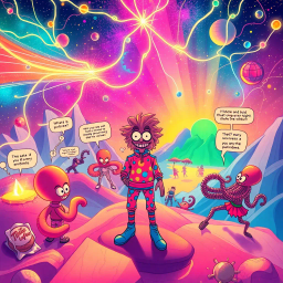 Spectrum Wars: Which Dimension Is It Anyway? - Text-based game