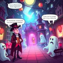 Whose Ghost Is It Anyway? - Text-based game