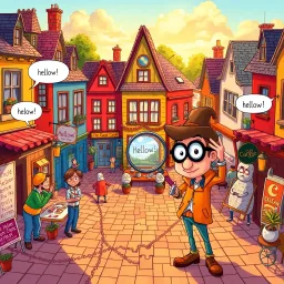 Whose Hellos Are These, Anyway? - Text-based game