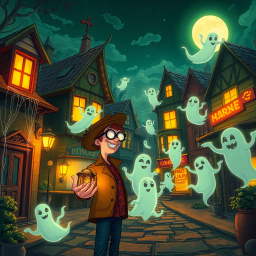 Whose Ghost is it Anyway? - Text-based game