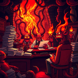 Infernal Antics: Demonic Nonsense - Text-based game