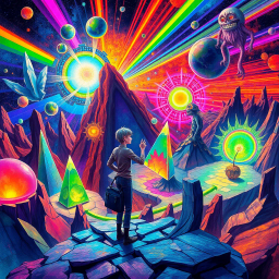 Spectrum Wars: Which Dimension Is It Anyway? - Text-based game