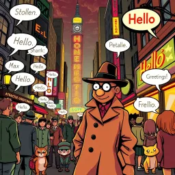 Whose Hellos Are These, Anyway? - Text-based game