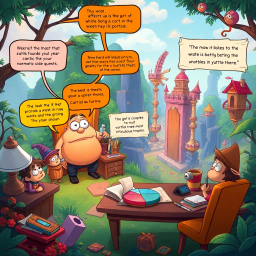 Metamayhem: Whose Adventure Is It Anyway? - Text-based game