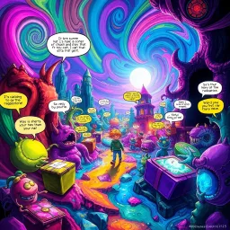 Spectrum War: Which Dimension Is It Anyway? - Text-based game